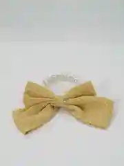 Желтый резинка для волос, с жемчугом