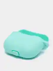 Бирюзовый силиконовый чехол для наушников Apple Airpods 3, с карабином