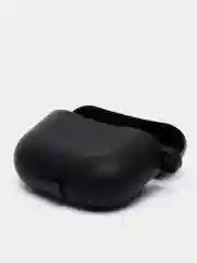 Черный силиконовый чехол для наушников Apple Airpods 3, с карабином