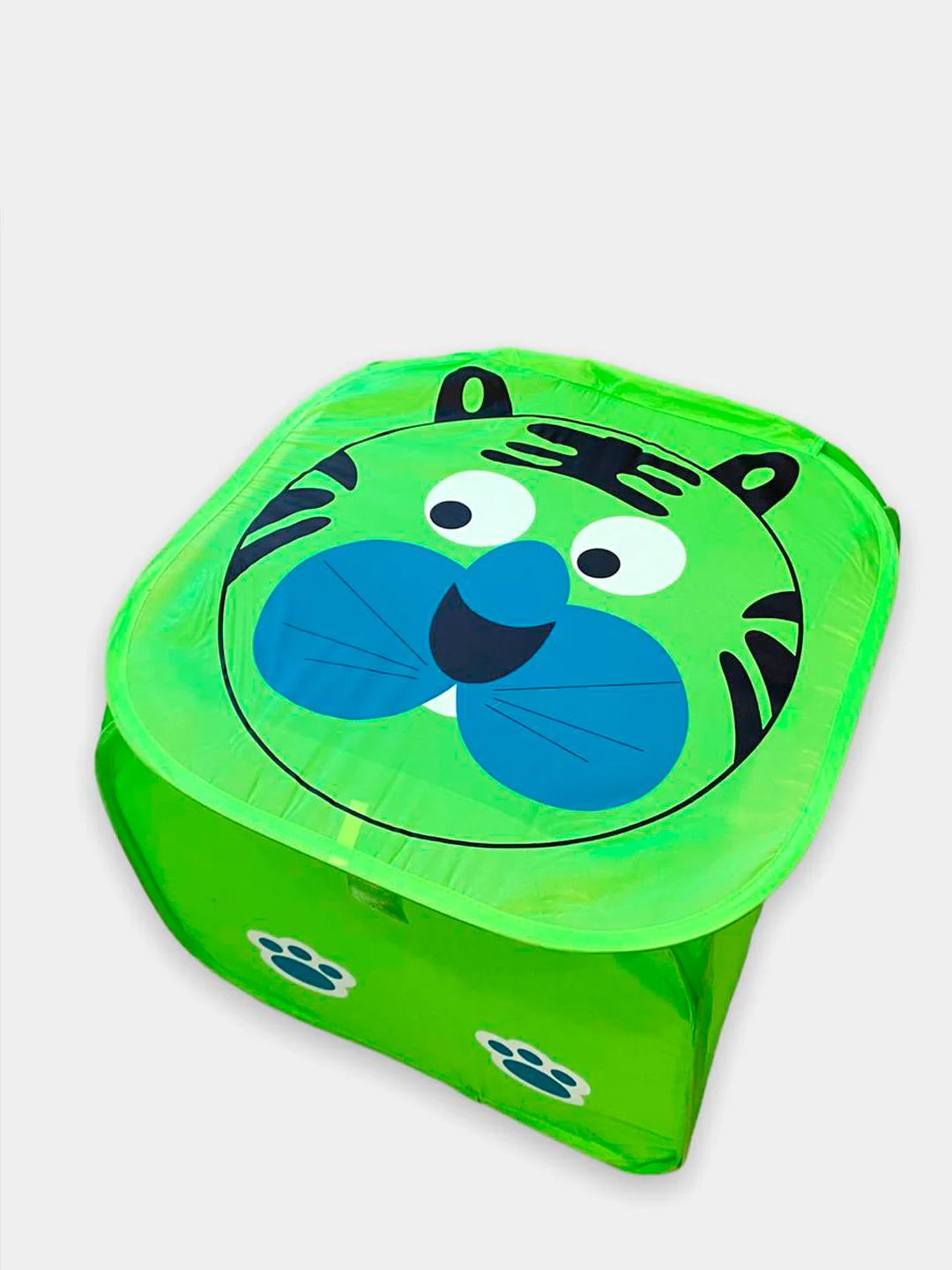 Зеленый корзина для игрушек