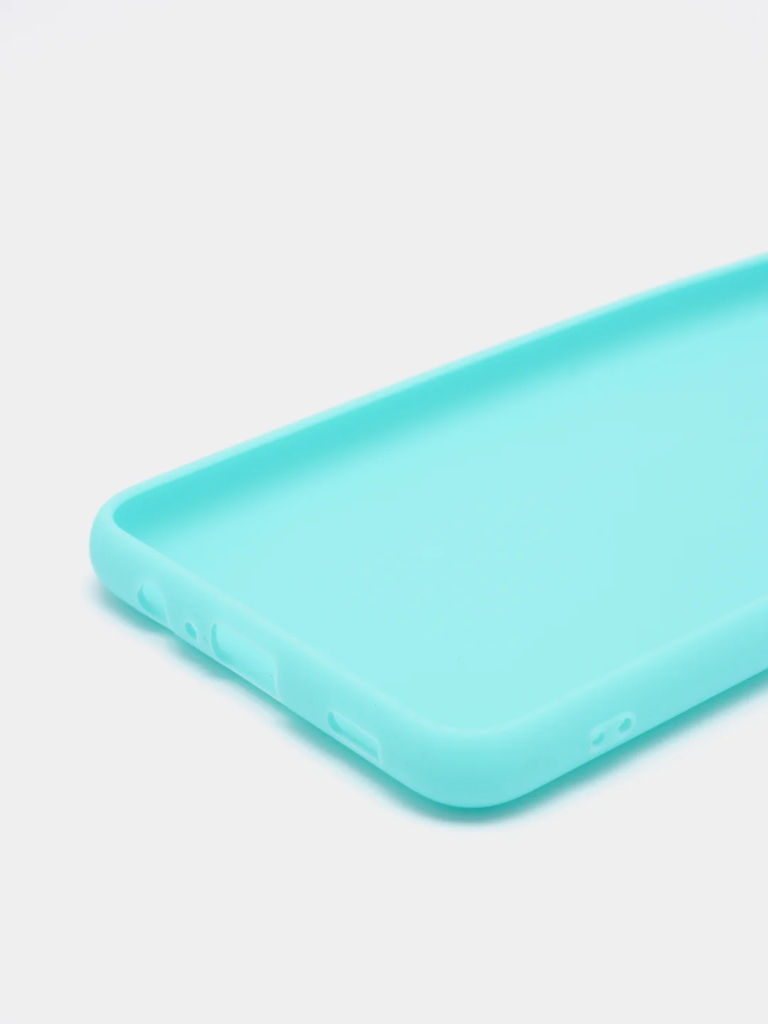 Бирюзовый чехол цветной матовый на Samsung Galaxy A12 / Samsung Galaxy M12