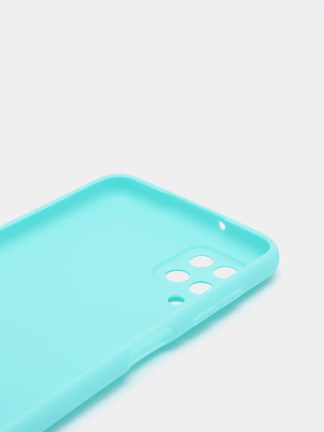 Бирюзовый чехол цветной матовый на Samsung Galaxy A12 / Samsung Galaxy M12