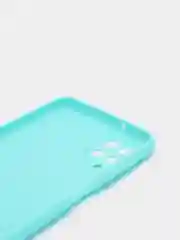 Бирюзовый чехол цветной матовый на Samsung Galaxy A12 / Samsung Galaxy M12