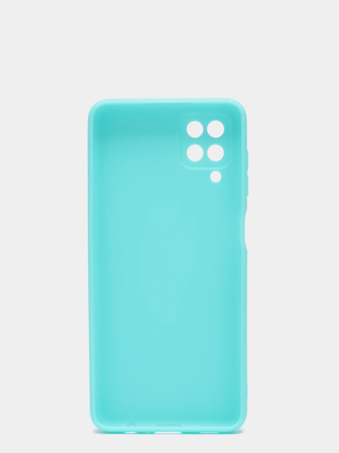 Бирюзовый чехол цветной матовый на Samsung Galaxy A12 / Samsung Galaxy M12