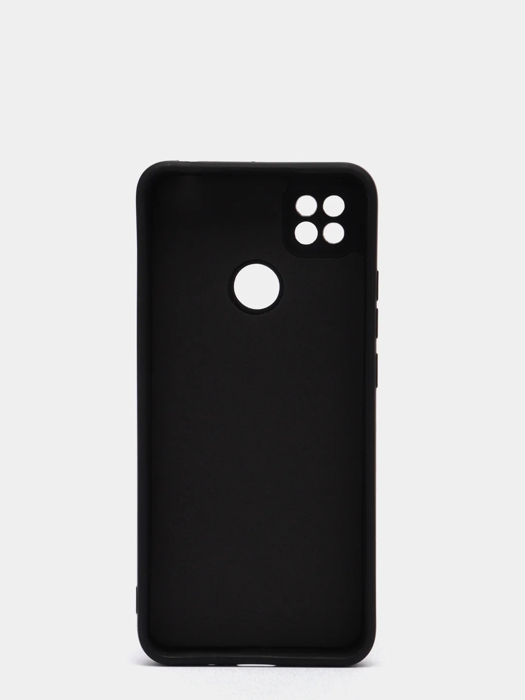 Черный чехол Xiaomi Redmi 9C, Redmi 9C NFC, Redmi 10A с бархатной подкладкой и защитой камеры