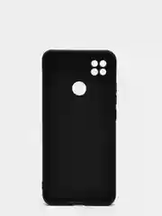 Черный чехол Xiaomi Redmi 9C, Redmi 9C NFC, Redmi 10A с бархатной подкладкой и защитой камеры