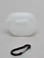Прозрачный силиконовый чехол для наушников Apple Airpods 3, с карабином