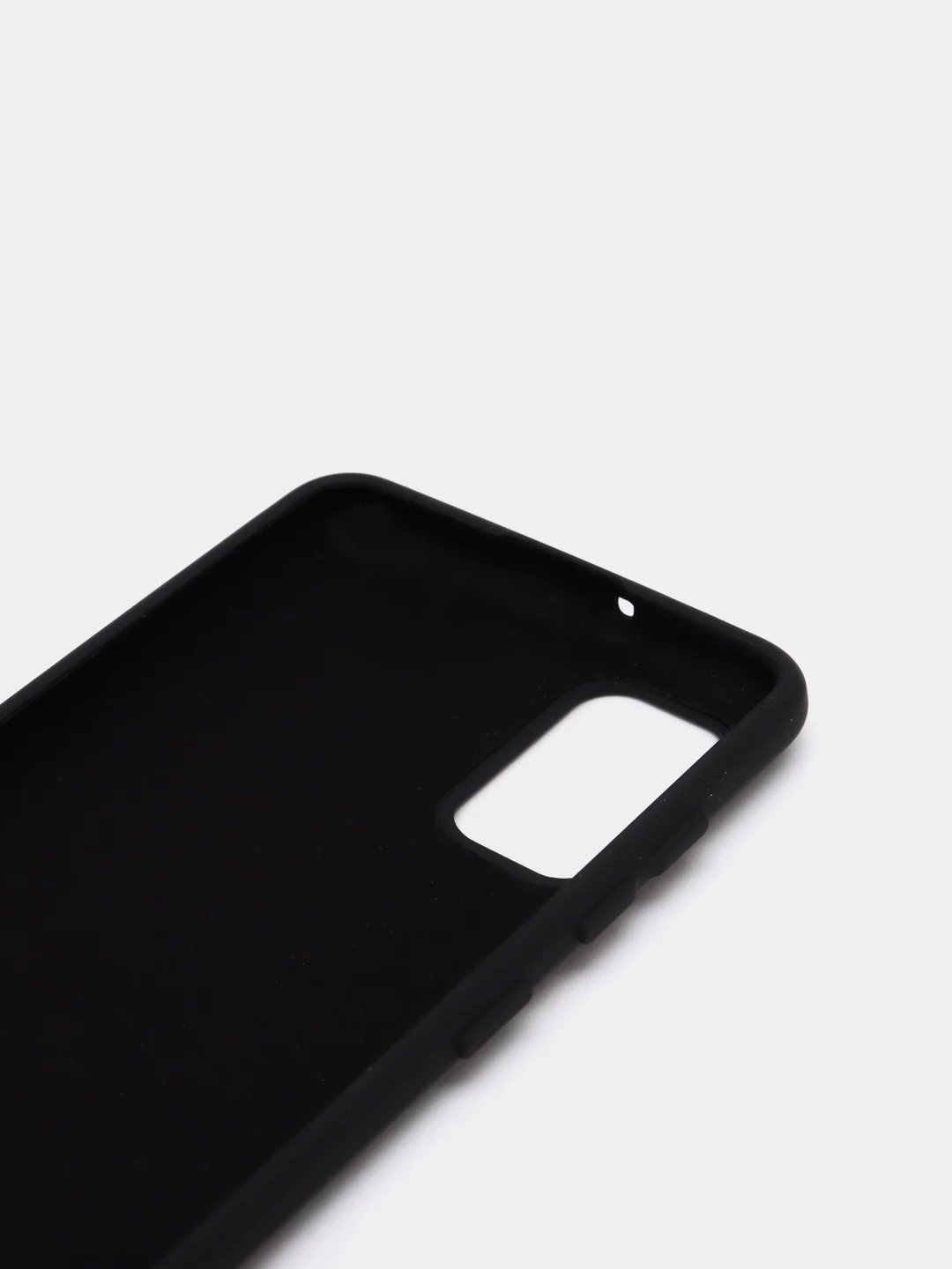 Черный чехол Silicone Cover для Samsung Galaxy A41, Самсунг Галакси А41 силиконовый