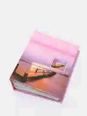 Алый фотоальбом на 100 фотографий, 10*15 см