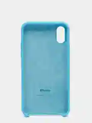 Голубой чехол Silicone Case ( Чехол силиконовый ) для iPhone X