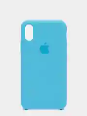 Голубой чехол Silicone Case ( Чехол силиконовый ) для iPhone X