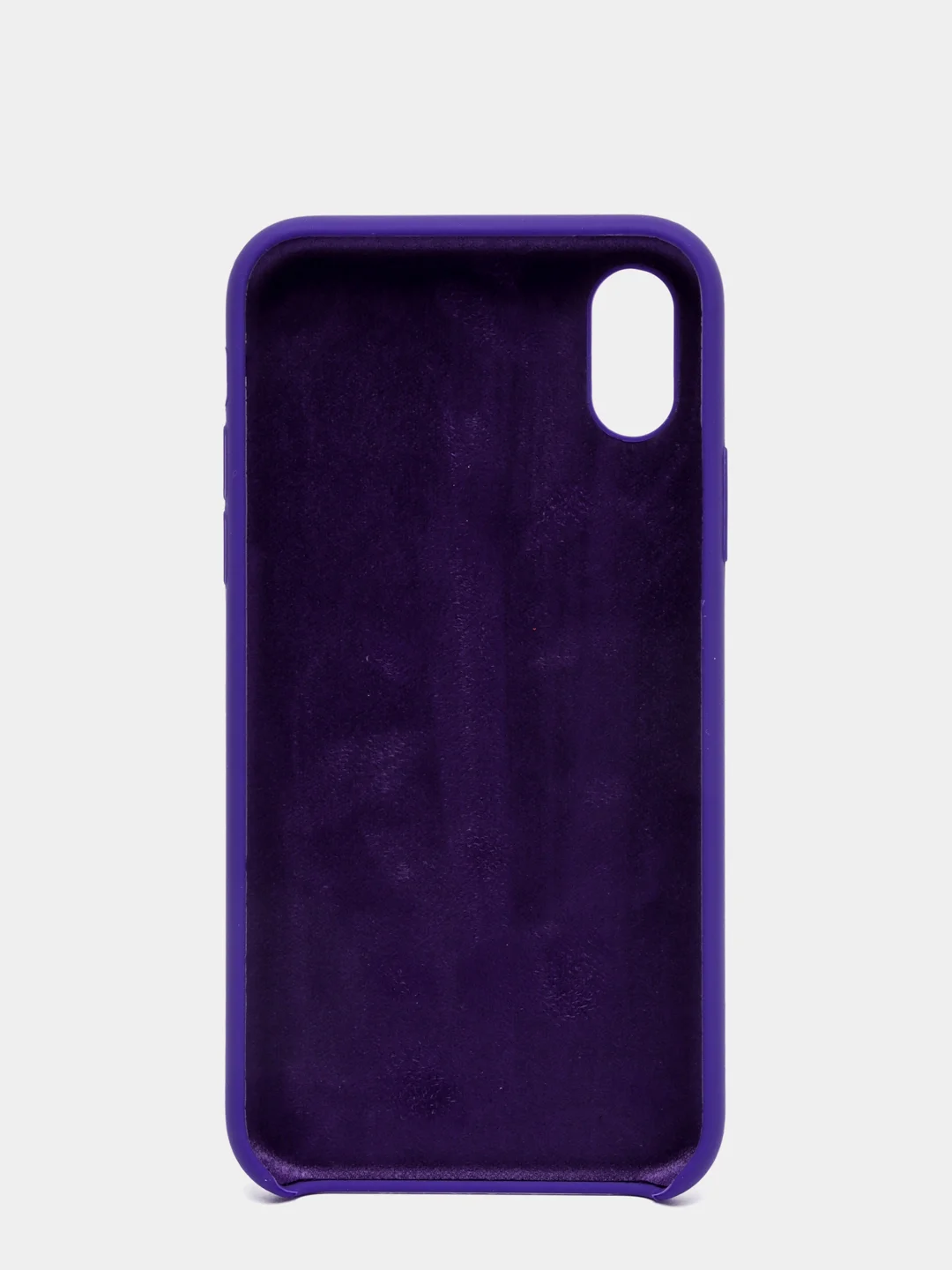 Фиолетовый чехол Silicone Case ( Чехол силиконовый ) для iPhone X