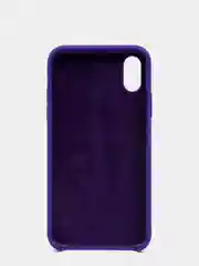 Фиолетовый чехол Silicone Case ( Чехол силиконовый ) для iPhone X