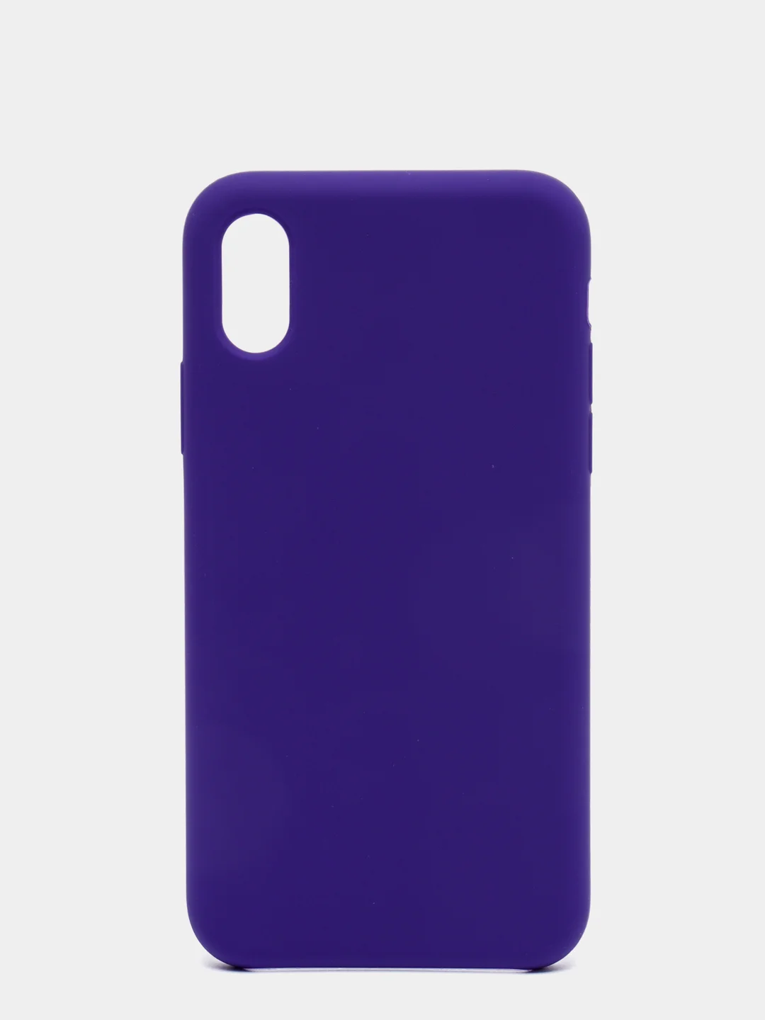 Фиолетовый чехол Silicone Case ( Чехол силиконовый ) для iPhone X