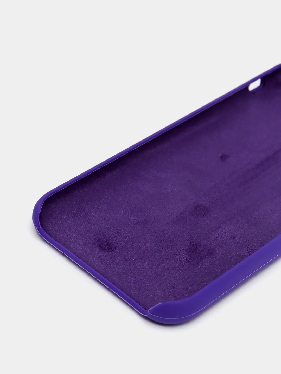 Фиолетовый чехол Silicone Case ( Чехол силиконовый ) для iPhone X