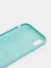 Бирюзовый чехол Silicone Case ( Чехол силиконовый ) для iPhone X