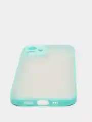 Бирюзовый чехол iPhone 12 матовый