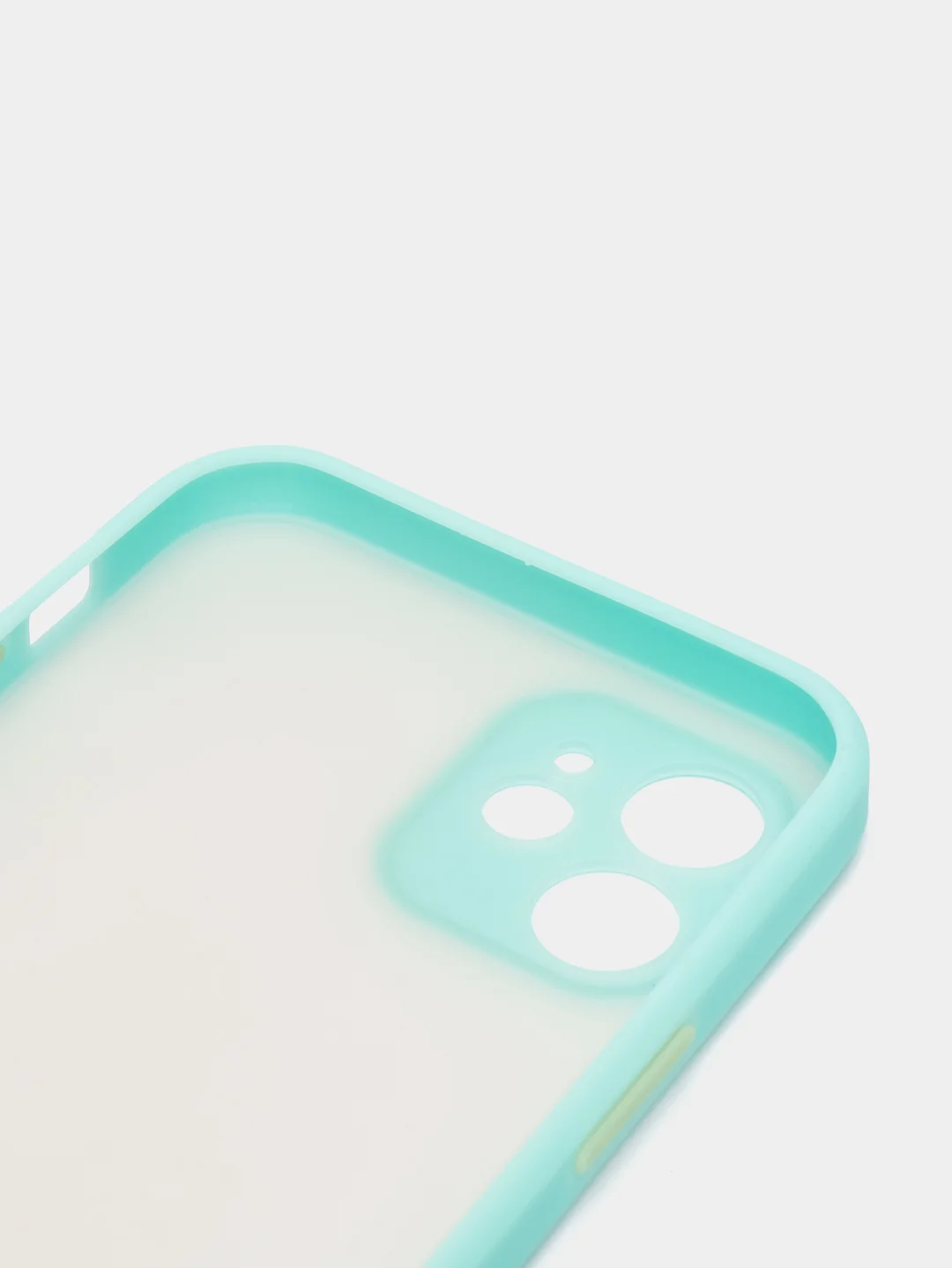 Бирюзовый чехол iPhone 12 матовый