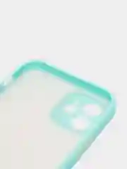 Бирюзовый чехол iPhone 12 матовый