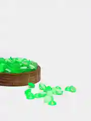 Неоновые стразы зеленые, холодной фиксации, Neon green, стекло, размеры ss12 - ss30