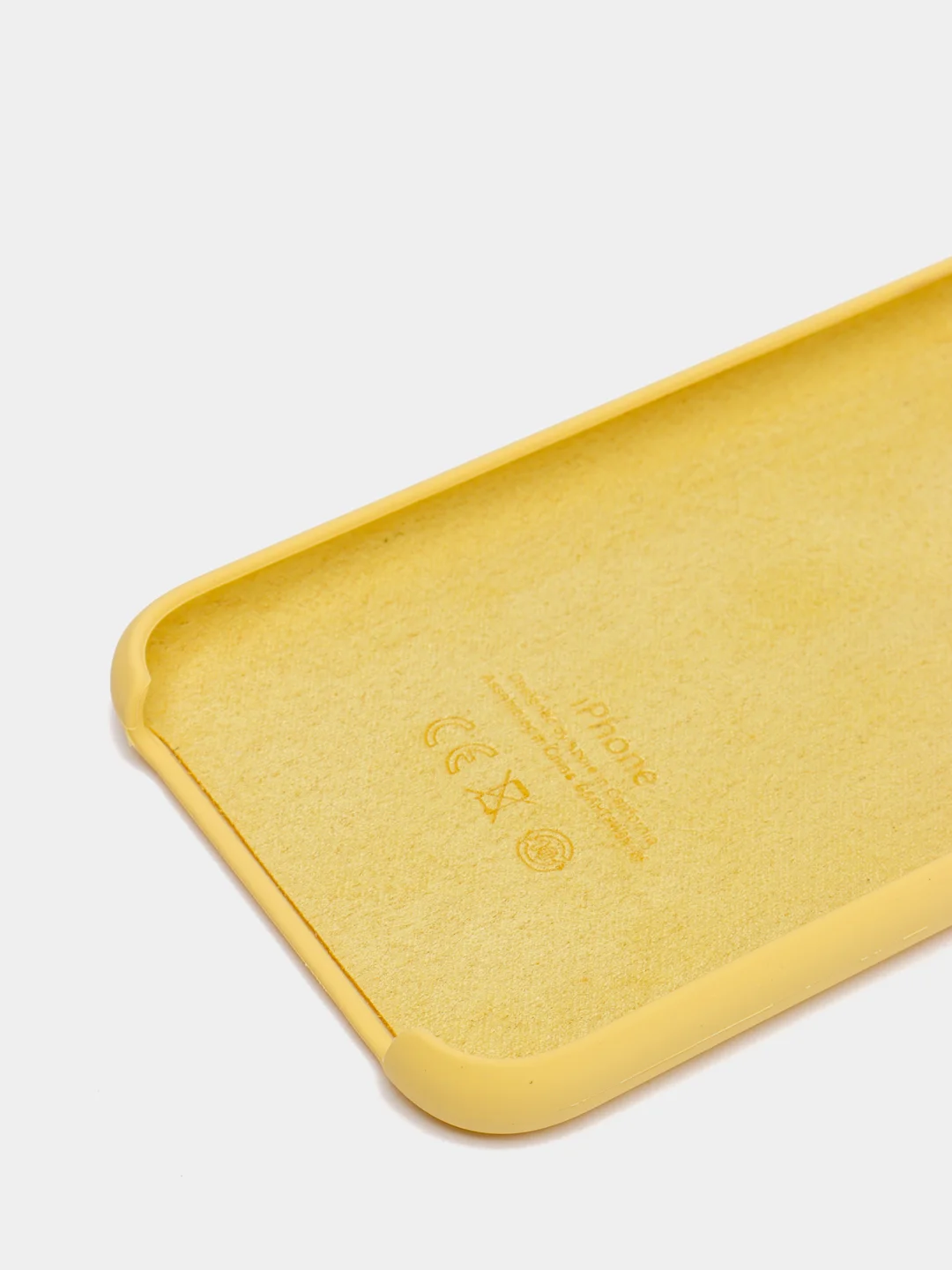 Желтый чехол Silicone Case ( Чехол силиконовый ) для iPhone XR