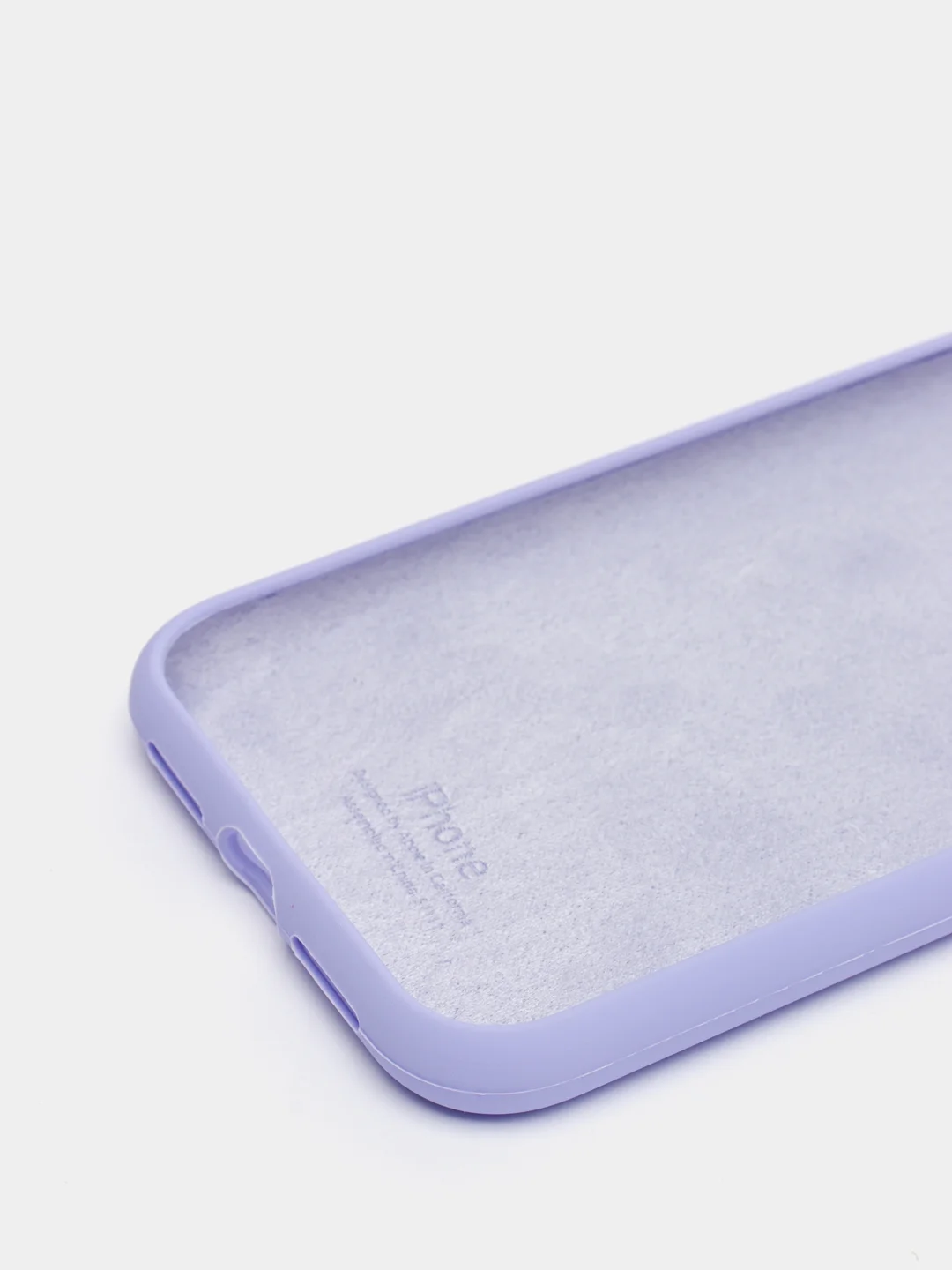 Лавандовый чехол Silicone Case ( Чехол силиконовый ) для iPhone XR
