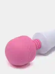 Белый вибратор "Пион"