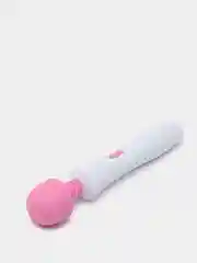 Белый вибратор "Пион"