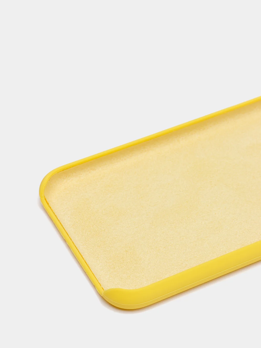 Желтый чехол Silicone Case ( Чехол силиконовый ) для iPhone X