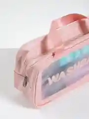 Розовый косметичка-органайзер Washbag, 4 цвета