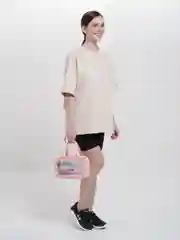 Розовый косметичка-органайзер Washbag, 4 цвета