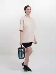 Черный косметичка прозрачная WashBag, 4 цвета
