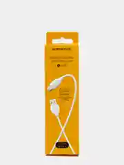 Белый зарядный кабель Borofone BX19 Micro USB