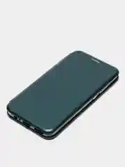 Зеленый чехол-книжка Honor 9c / Huawei P40 Lite E