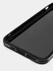 Черный чехол усиленный с полосой для iPhone 11 Pro Max, силиконовый