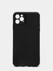 Черный чехол усиленный с полосой для iPhone 11 Pro Max, силиконовый