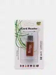 Золотой картридер microSD для чтения карт памяти USB 2.0