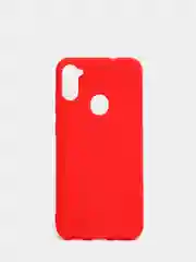 Красный силиконовый чехол Samsung Galaxy A11 / M11, однотонный