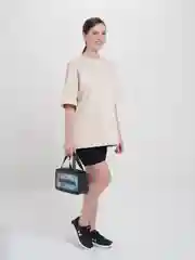 Черный косметичка-органайзер Washbag, 4 цвета