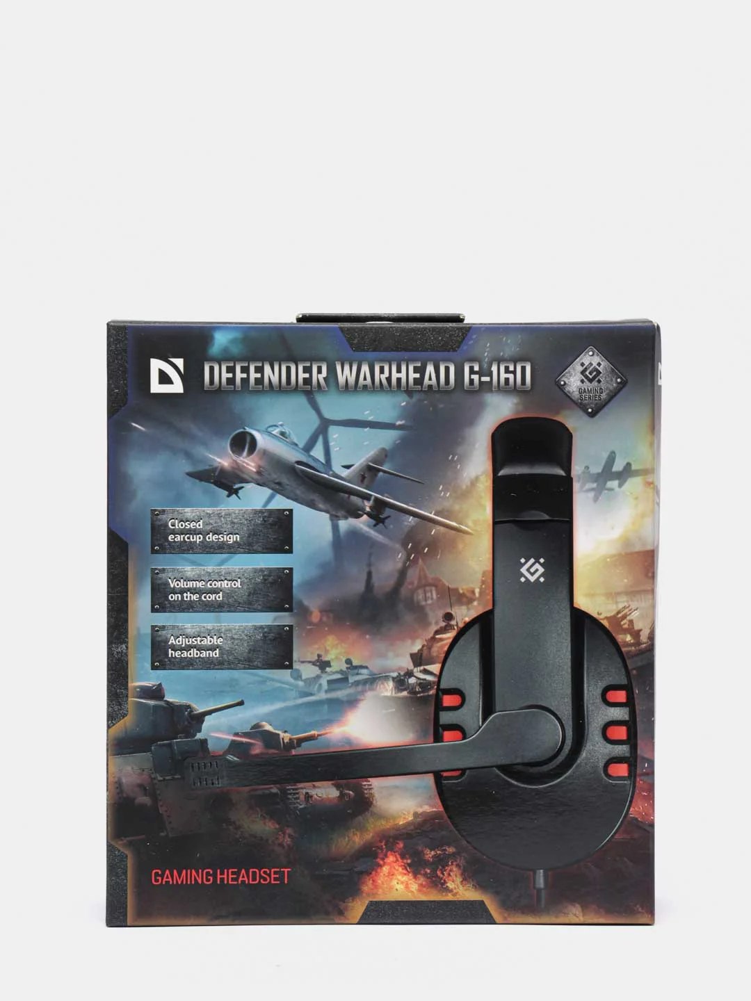 Игровые наушники с микрофоном Defender Warhead G-160 черный
