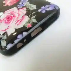 Силиконовый глянцевый с рисунком чехол Samsung J6 18