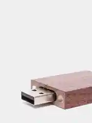 Деревянная флешка USB 2.0 в упаковке "пенал", 8, 16, 32, 64 гб