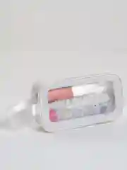 Белый косметичка прозрачная WashBag, 4 цвета