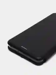Черный чехол книжка Samsung Galaxy A12, M12 с функцией подставки Самсунг А12, М12