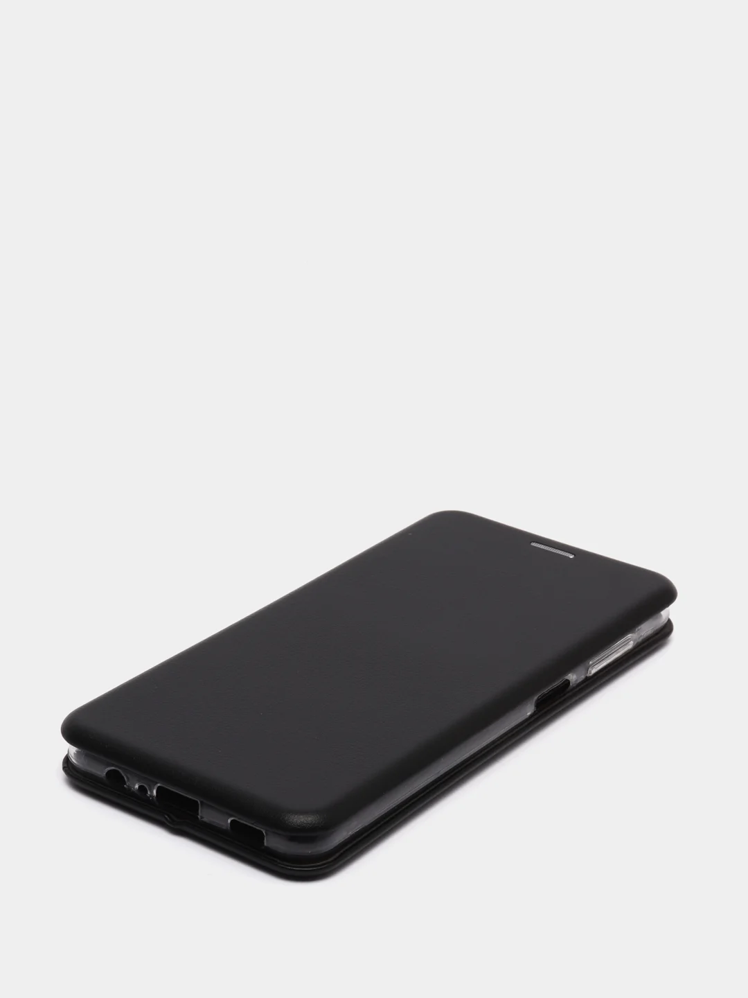 Черный чехол книжка Samsung Galaxy A12, M12 с функцией подставки Самсунг А12, М12