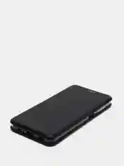 Черный чехол книжка Samsung Galaxy A12, M12 с функцией подставки Самсунг А12, М12