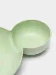 Зеленый тарелка Микки Маус