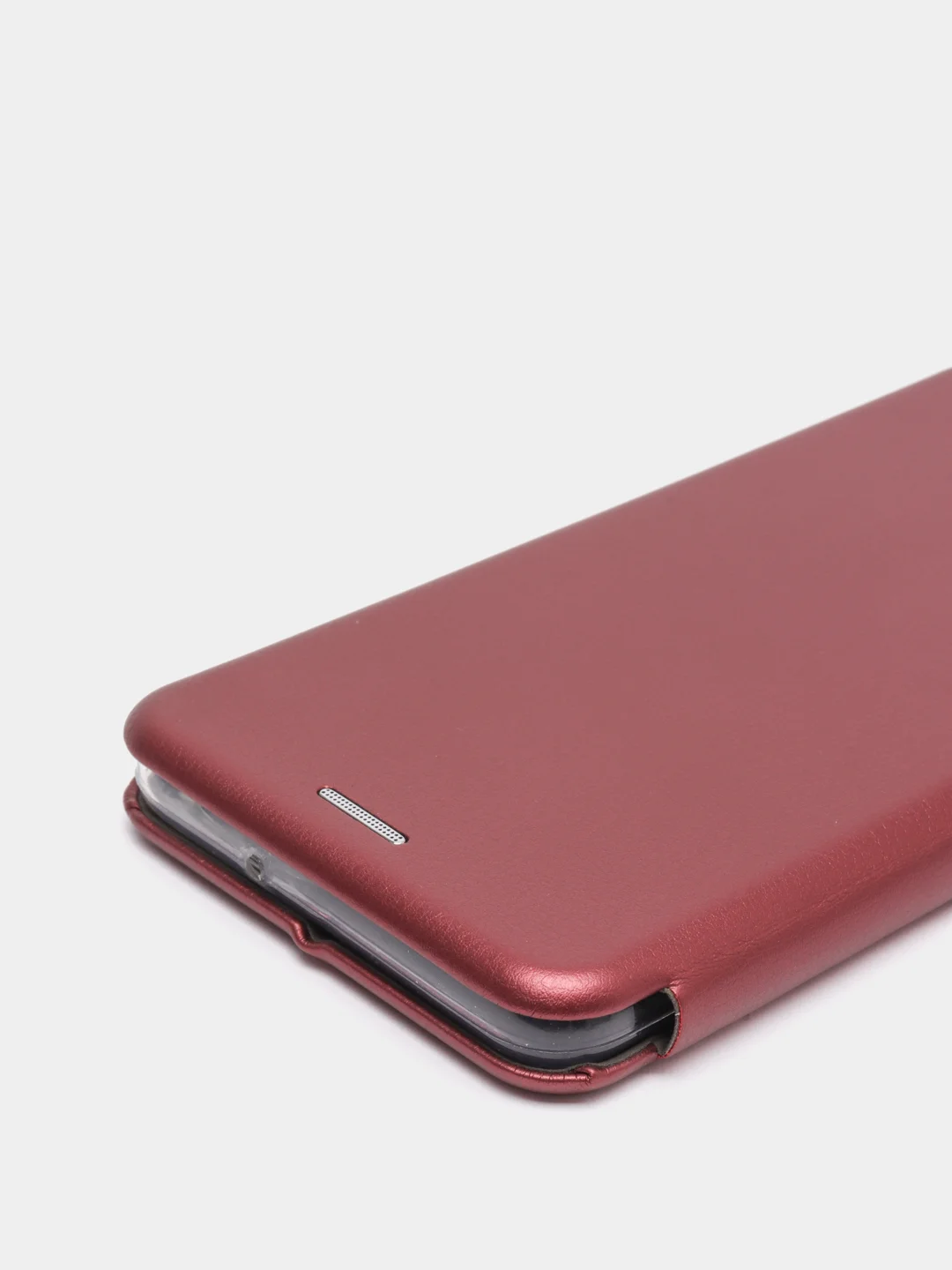 Багровый чехол книжка Samsung Galaxy A12, M12 с функцией подставки Самсунг А12, М12