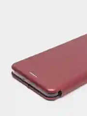 Багровый чехол книжка Samsung Galaxy A12, M12 с функцией подставки Самсунг А12, М12