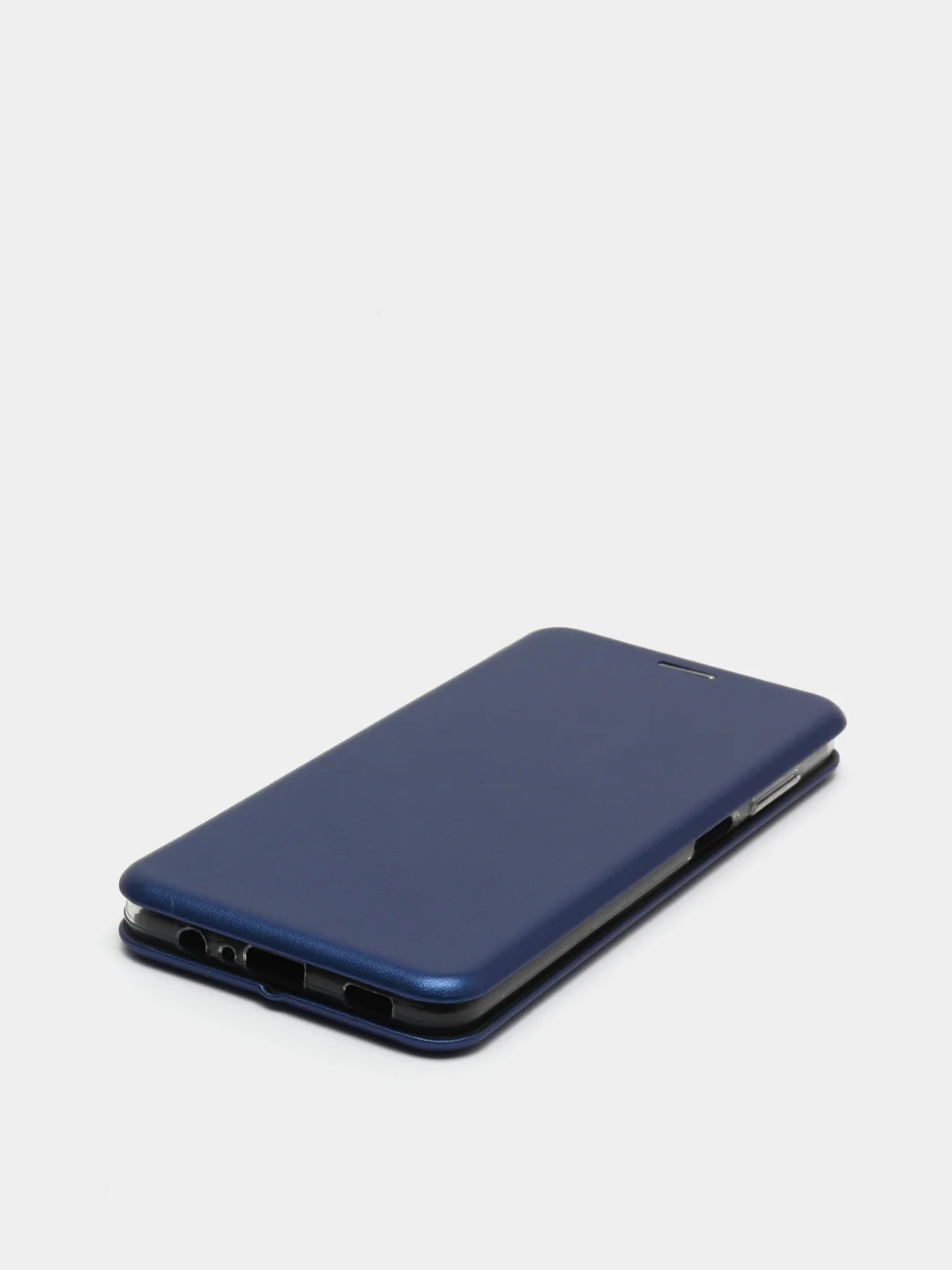Синий чехол книжка Samsung Galaxy A12, M12 с функцией подставки Самсунг А12, М12